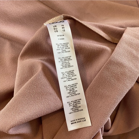 ASOS Lace Insert Pencil Midi Dress - Picture 12 of 14